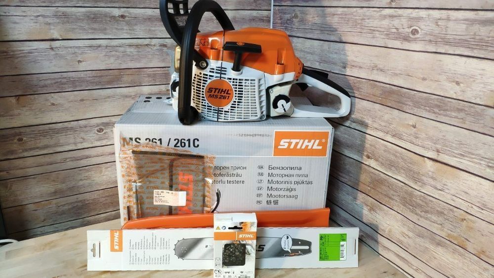 NEU STIHL MS 261 Kettensäge Motorsäge mit 45 cm 1x Schwert 1x Kette wow