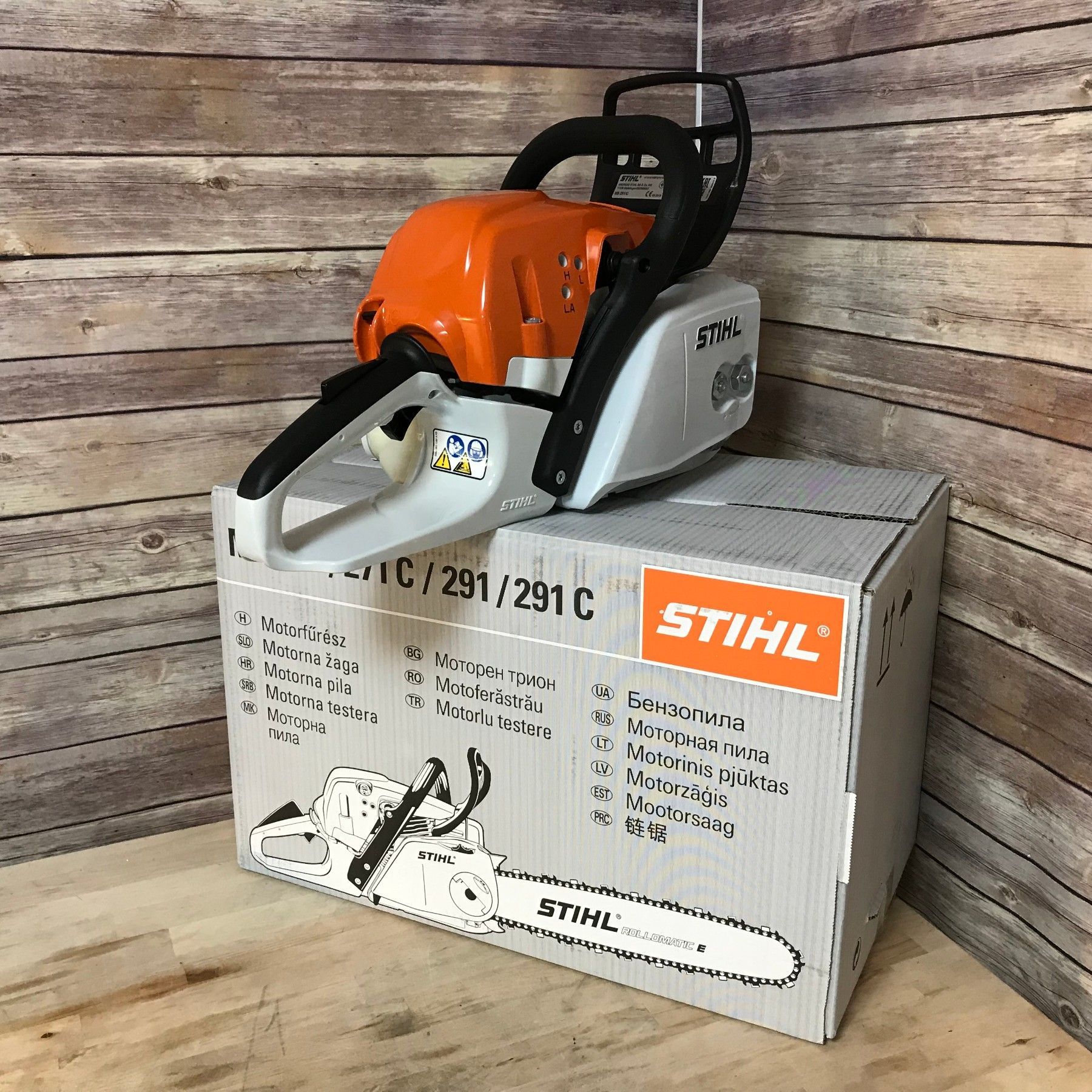 NEU STIHL MS 291 Kettensäge Motorsäge mit 40 cm 1x Schwert 4x Ketten