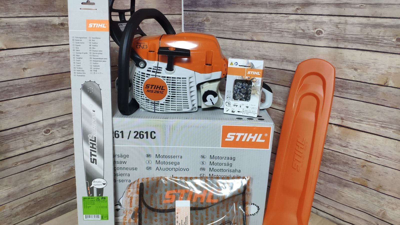 NEU STIHL MS 261 C M mit M Tronic Kettensäge Motorsäge mit 40 cm 1x