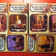Heyne-SF, Fantasy, Henry Rider Haggard, ..4 Bücher in gutem Zustand.( 1-2,2 )