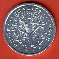 Dschibuti 2 Francs 1996 Top RAR Auflage 45.000