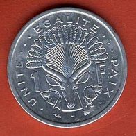 Dschibuti 1 Franc 1996 Top RAR Auflage 60.000