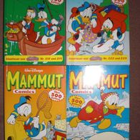 4 Bände von Mammut Comics / LTB Lustiges Taschenbuch Nr. 2, 4, 5, 8