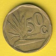 Südafrika 50 Cents 1992