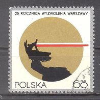 Polen, 1970, Mi. 1986, Befreiung von Warschau, 1 Briefm., gest.