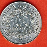 Westafrikanische Staaten Quest 100 Francs 1975