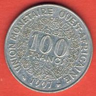Westafrikanische Staaten Quest 100 Francs 1997