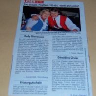 Rudy Giovannini Schlager Bericht Clippings Sammlung #223