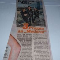 Moderat Band Bericht Clippings Sammlung #586