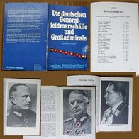 Die Deutschen Generalfeldmarschälle und Großadmirale 2. Wk / toppp