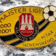 Nadel badge Inter Bratislava Majster Ligy 2000-2001 Slowakei Slovakia Slovensko