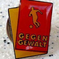 Nadel badge Rote Karte Gegen Gewalt Deutschland Regionalliga West Hooligans 2000