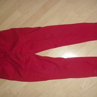 bpc Jeans Chino Hose slim fit in rot f. Mädchen Gr. 152 12 Jahre Frühling