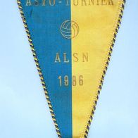 Wimpel fanion pennant ASVÖ-Turnier Alsen 1986 Österreich Austria Fußball calcio