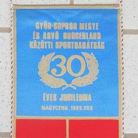 Wimpel Györ Moson Sopron ASVÖ Burgenland Nagycenk 1989 Ungarn Hungary Zinkendorf
