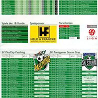 PRG FC Pasching - SK Sturm Graz 10. 11. 2002 SV ASKÖ ATSV Österreich Fußball SVP
