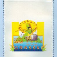 Wimpel Grasski Junioren-WM 07/2004 Rettenbach-Bernstein Burgenland Grasskifahren
