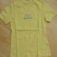 Esprit Sports T-Shirt gelb mit Aufdruck Gr. S wie neu