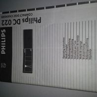 Bedienungsanleitung für Philips CD-Wechsler DC 022