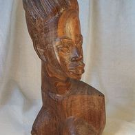 Alte, afrikanische Holz-Büste *