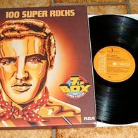 ELVIS Presley 7 LP Box 12" 100 SUPER ROCKS von 1977 deutsche RCA