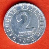 Österreich 2 Groschen 1973