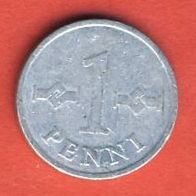 Finnland 1 Penni 1969 Alu.