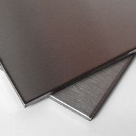 2,0mm Edelstahlblech eins gebürstet 1.4301 500x450