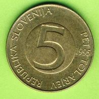 Slowenien 5 Tolarjev 1995