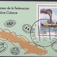 Cuba - Kuba - Mi. Nr. Block 74 - VIII Briefmarkenkongreß (1982) - gestempelt o