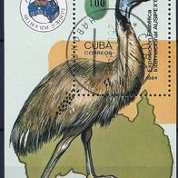 Cuba - Kuba - Mi. Nr. Block 85 - Ausipex´84 - Tiere - Vögel (1984) - gestempelt o