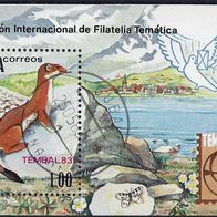 Cuba - Kuba - Mi. Nr. Block 77 - Tembal´83 - Tiere (1983) - gestempelt o