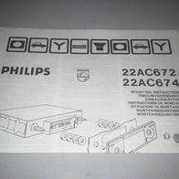 Philips Einbauanleitung 22AC672/22AC674