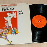 FUNNY GIRL 12” LP BARBRA Streisand & OMAR SHARIF Soundtrack 1968 deutsche CBS
