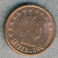 Luxemburg 1 Cent 2010