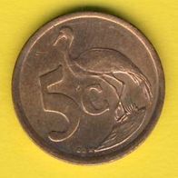 Südafrika 5 Cents 1997