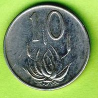 Südafrika 10 Cents 1978