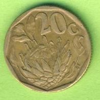 Südafrika 20 Cents 1992