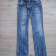 trendige Jeans BLUE RAGS DEMIN Gr. 152/158 (EUR 36 / MEX 26) tolle Waschung (0117)