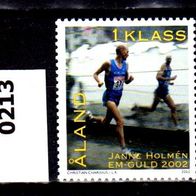 Finnland - Aland Mi. Nr. 213 Marathonlauf * * <