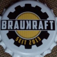 Braukraft Brauerei Craft Bier Kronkorken Bayern 2016 Kronenkorken in neu + unbenutzt