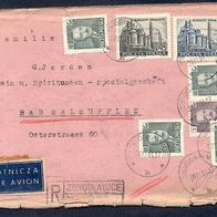 Ganzsache Briefumschlag aus Polen 1951 Zbroslawice