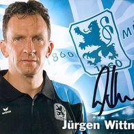 AK Jürgen Wittmann TSV 1860 München 09-10 Neustadt an der Donau FC Augsburg FCN