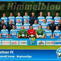AK Mannschaft Team Chemnitzer FC 08-09 Deutschland Chemnitz Karl-Marx-Stadt FCK