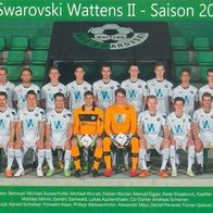 AK Mannschaft Team WSG Swarovski Wattens II 1b 15-16 Fußball Österreich Tirol