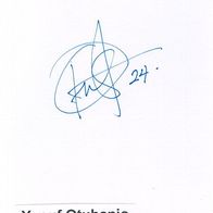 Autogramm Yusuf Otubanjo FC Blau-Weiß Linz BW Stahl SK VÖEST MŠK Žilina Zilina