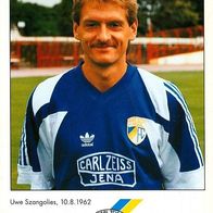 AK Uwe Szangolies FC Carl Zeiss Jena 91-92 Neubrandenburg Eisenhüttenstadt CZ