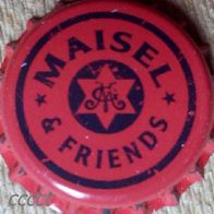 Maisel and Friends Craft Bier Kronkorken in ROT, Brauerei Bamberg, neu und unbenutzt