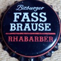 Bitburger Fassbrause Rhabarber 2013 Bier Kronkorken Brauerei Korken neu in unbenutzt