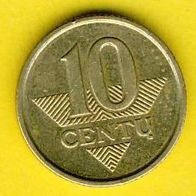 Litauen 10 Centu 1997